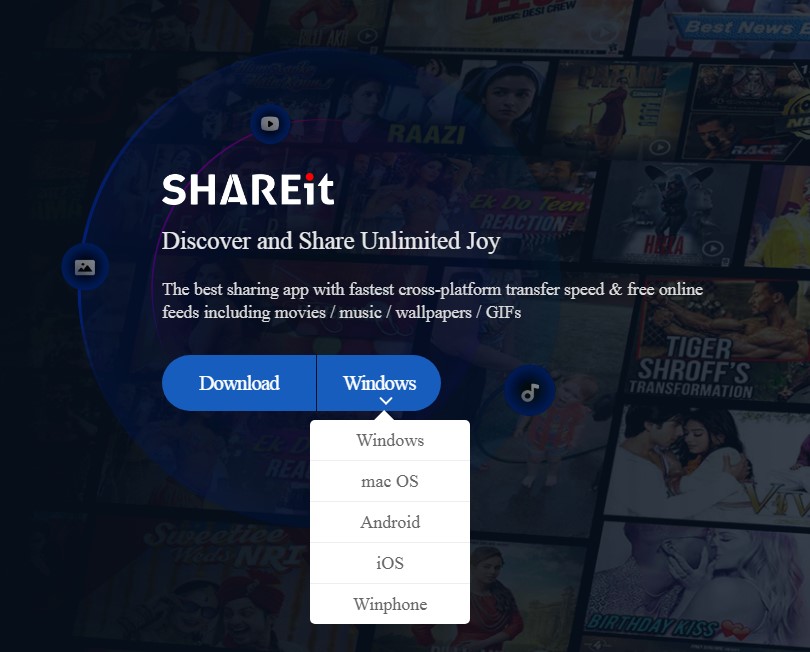 Instal Aplikasi Shareit untuk Laptop