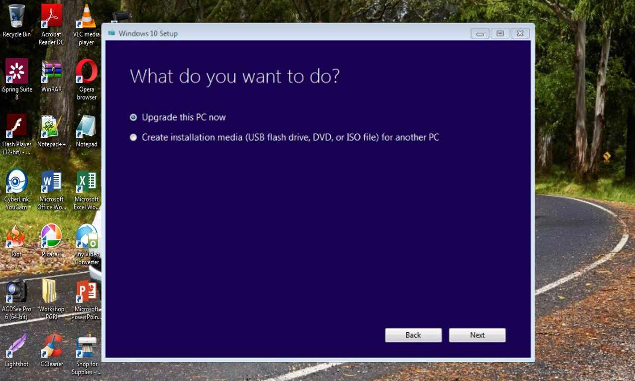 Cara upgrade windows 7 ke windows 10 pada pc yang sama