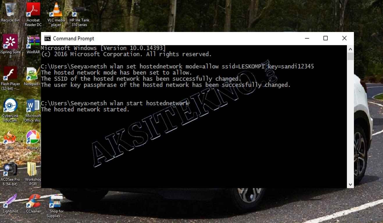 Cara Membuat Hotspot di Laptop CMD