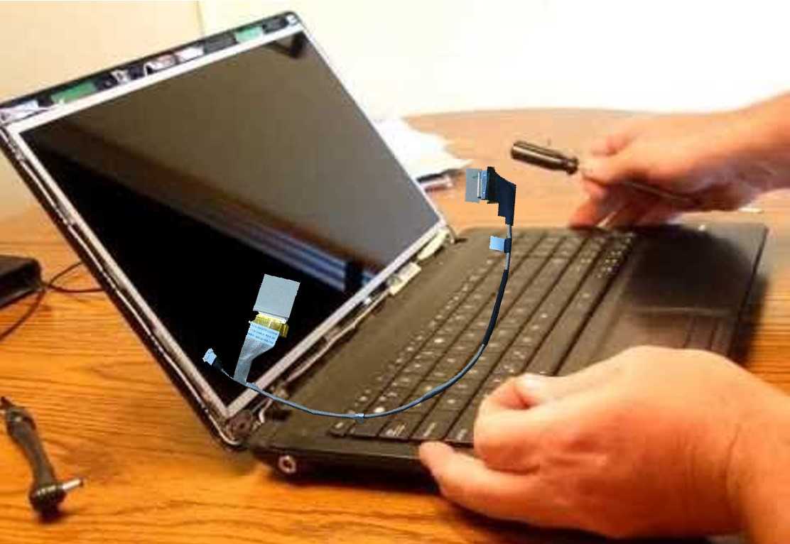 Cara Mengatasi Layar Bergaris Pada Laptop dengan Memeriksa Kabel Fleksibel Layar