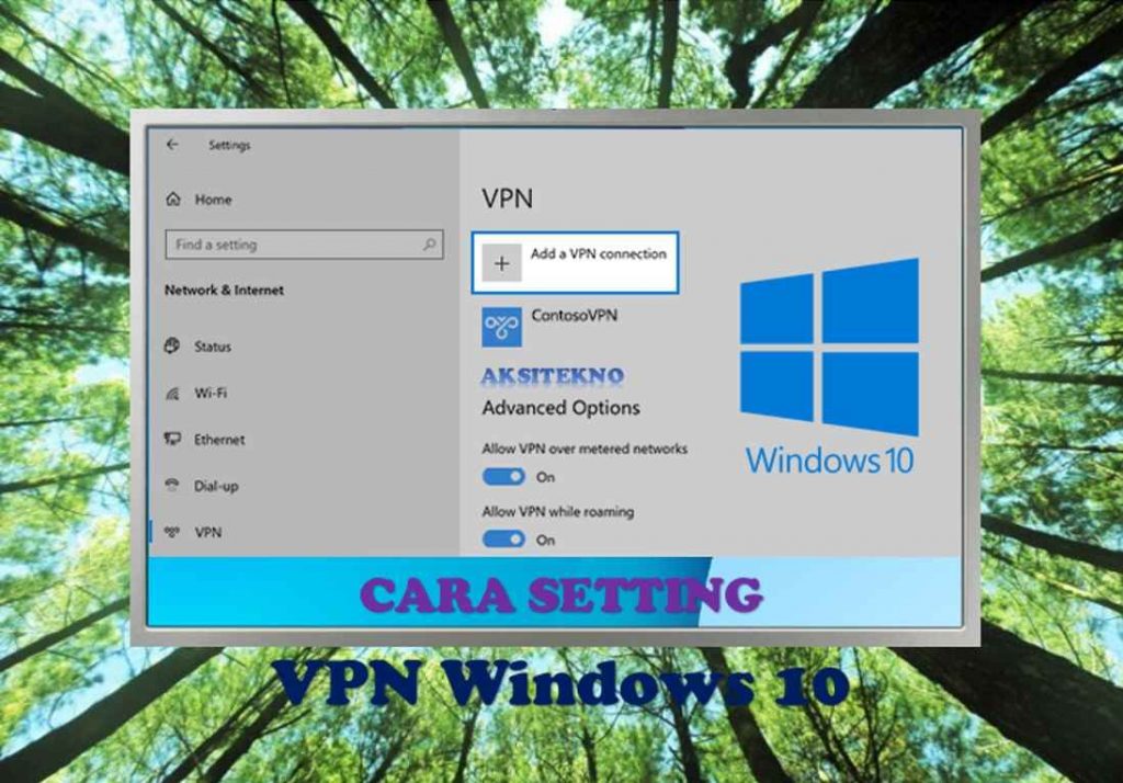 Сбросить vpn windows 10