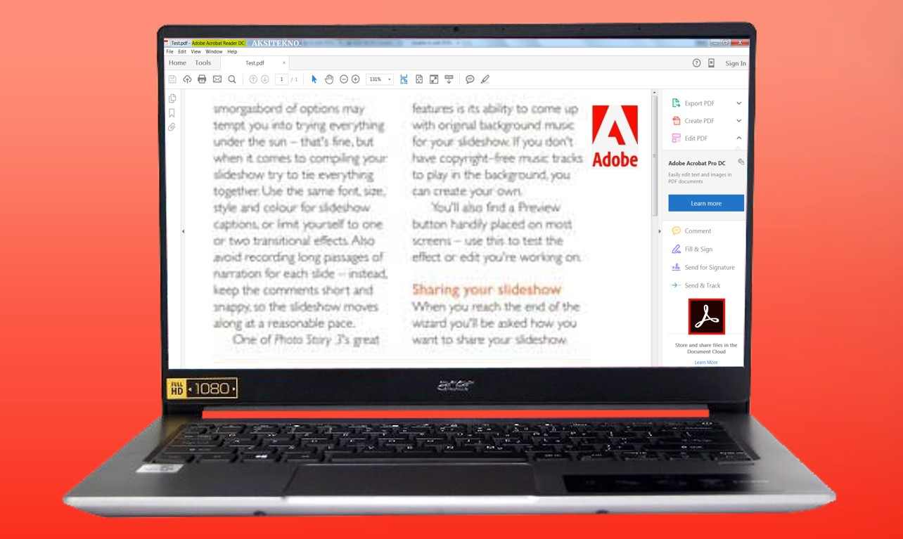 Cara Edit PDF dengan Adobe Acrobat