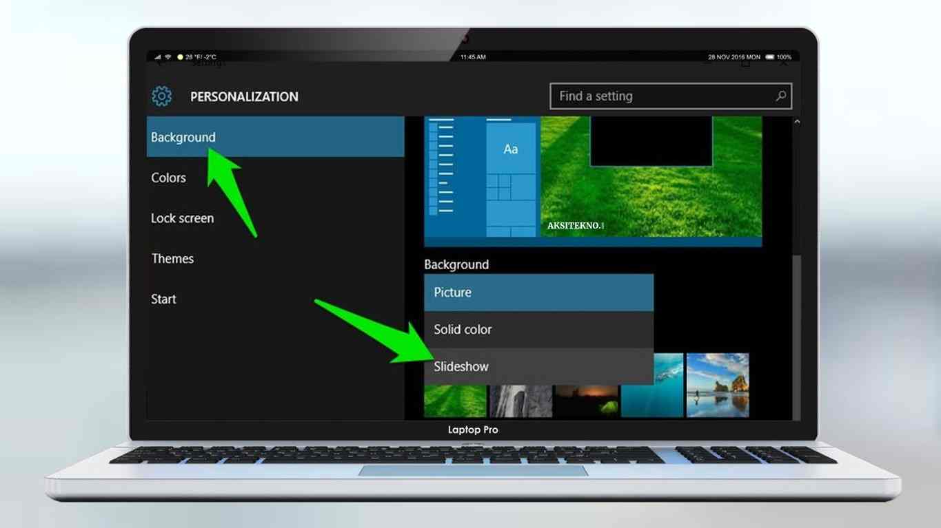 Cara Mengganti Wallpaper Laptop dengan SlideShow