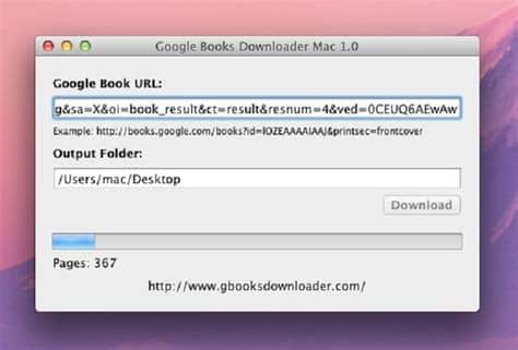 Aplikasi Google Book Downloader