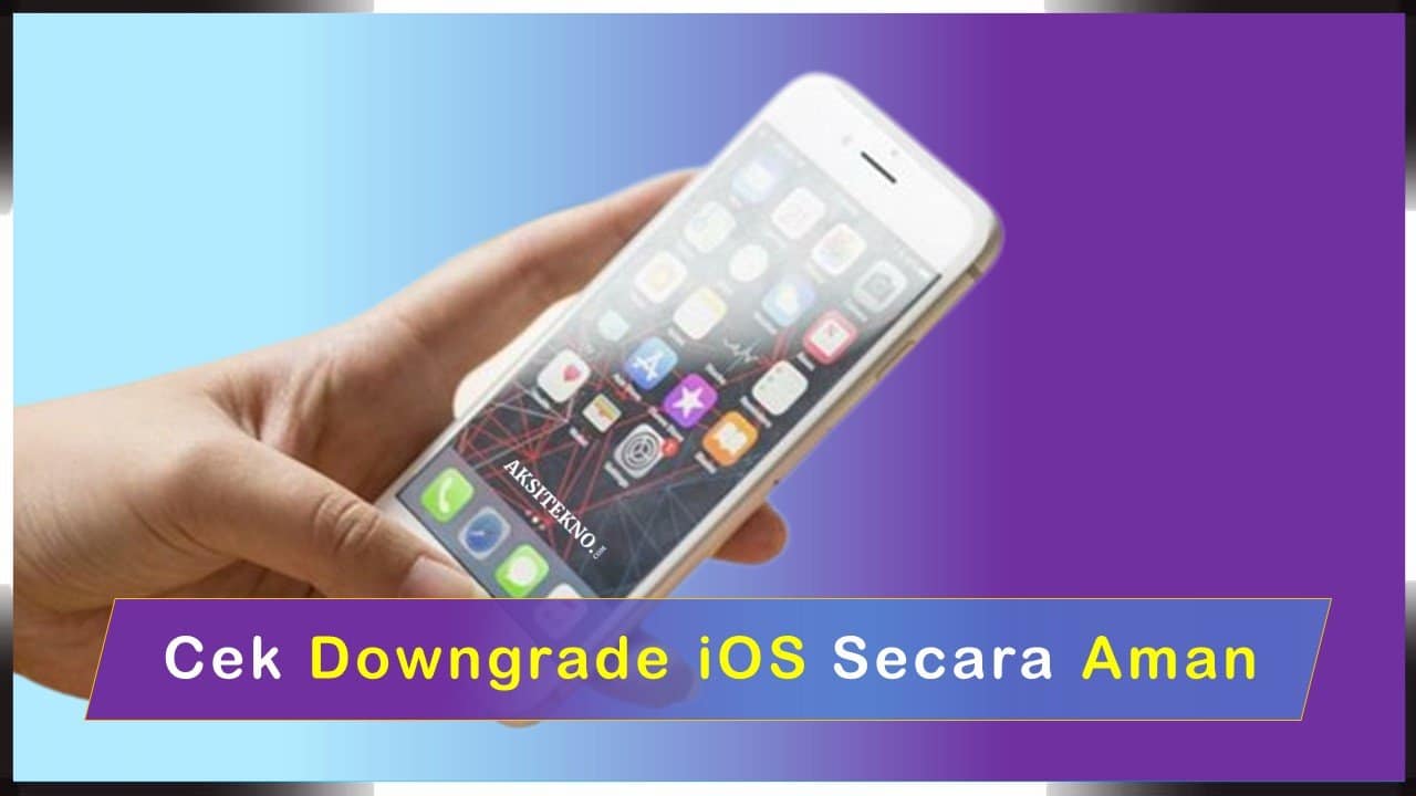 Cek Downgrade iOS